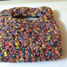 Small crocheted bag