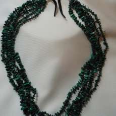 Malachite Gemstone Multi-Strand Necklace