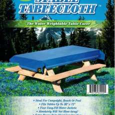 Stable Tablecloth Water Weightable Table Cover
