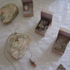 Rocks on a String Necklaces