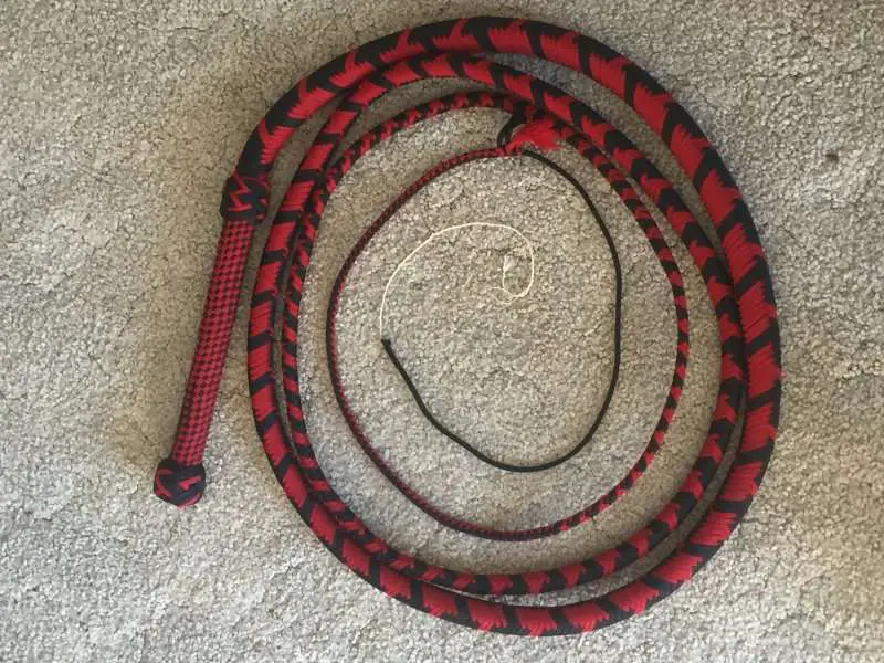 Paracord bullwhip Petersons' Paracord And Whips, Handmade Other & Misc Items Custom