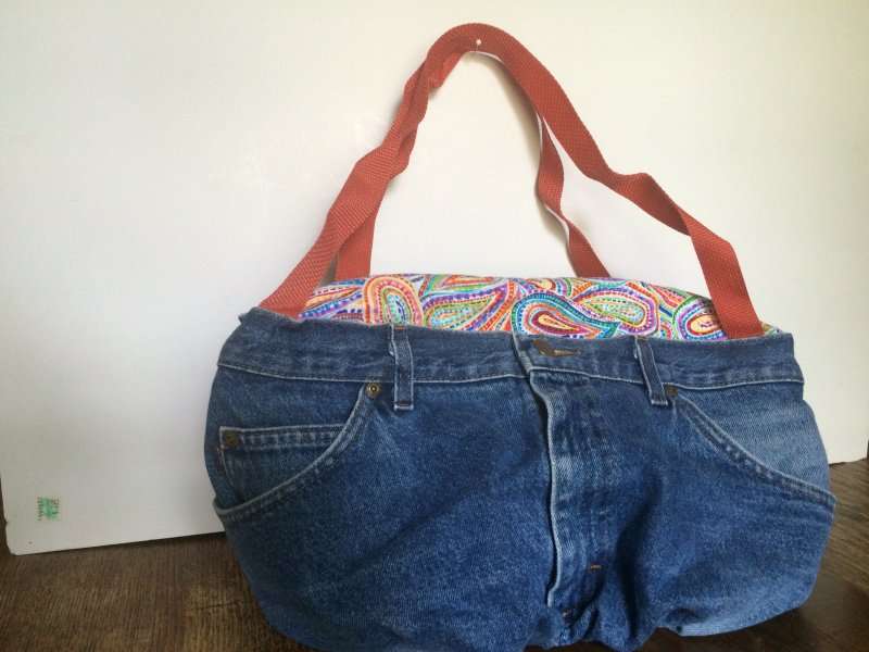 Repurposed Denim shoulder bag | Sewing By Lydia, Handmade Bags & Purses Handbags